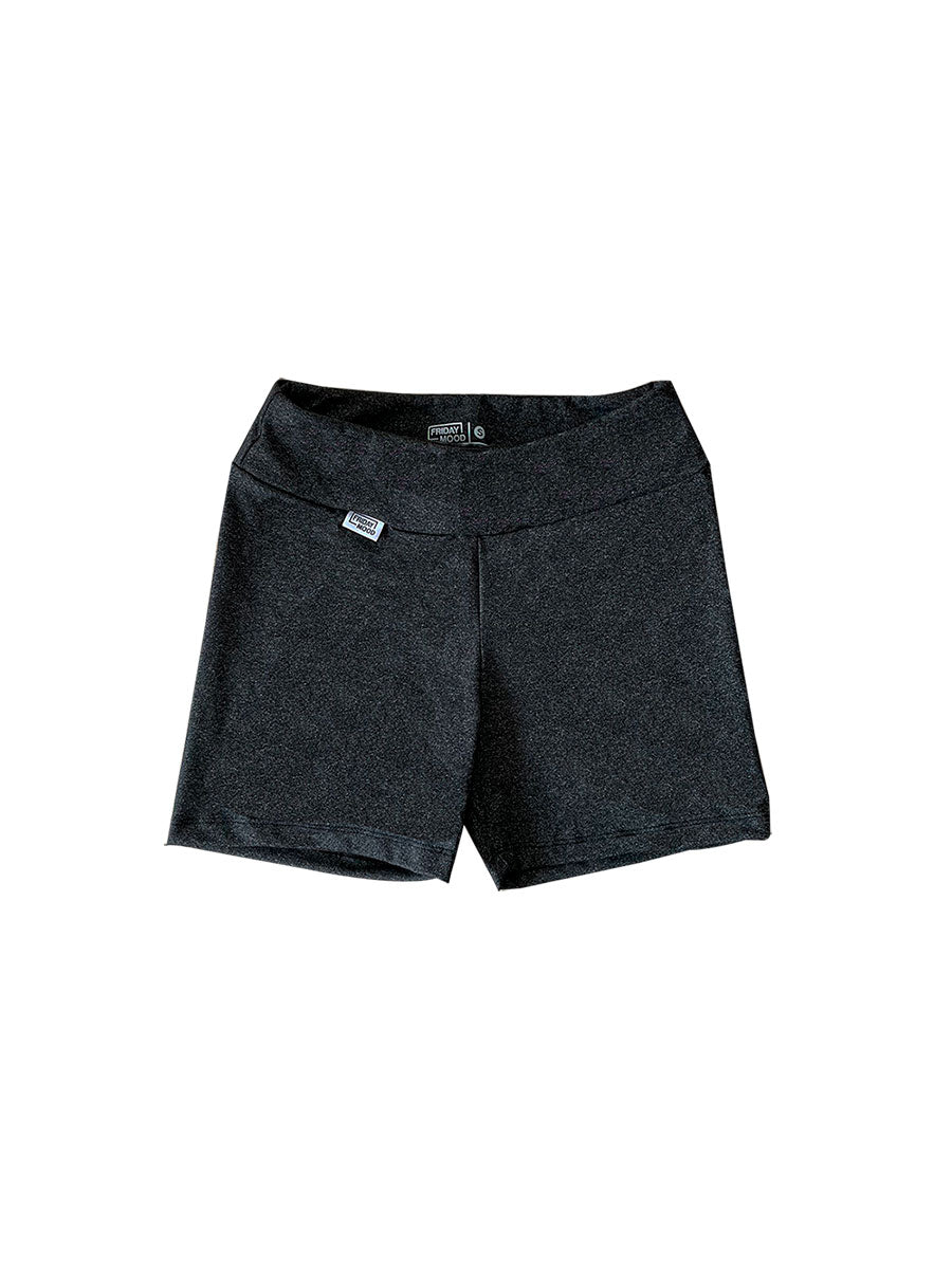 Shorts cortos mujer gris oscuro