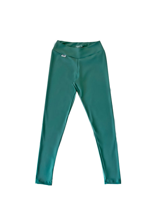 Leggings cintura alta mujer verde claro