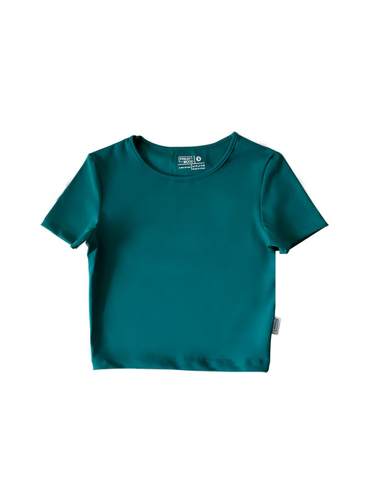 Short sleeved T-shirt dark green