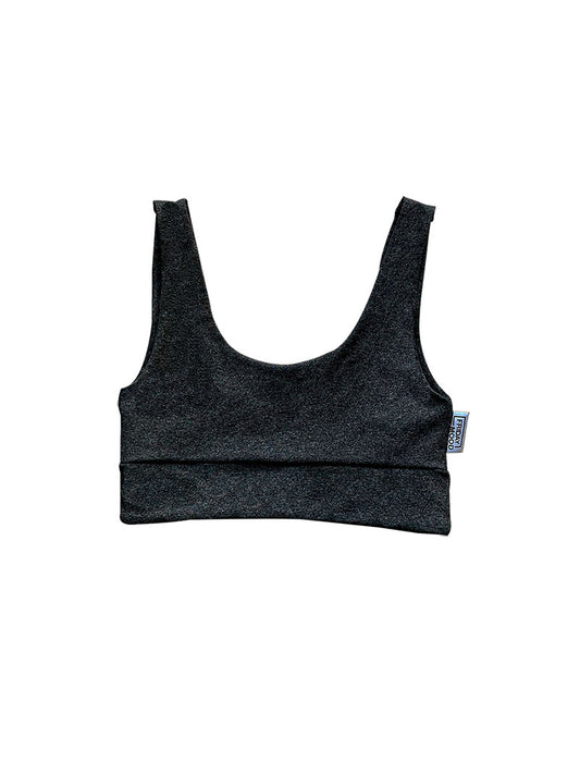 Sports bra women dark gray